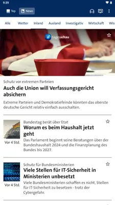 tagesschau - Nachrichten android App screenshot 2