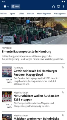 tagesschau - Nachrichten android App screenshot 8